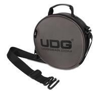 UDG Ultimate DIGI Headphone Bag, Charcoal (U9950CH) | Holds most foldable DJ headphones; foam-padded; pocket for USB sticks, phone and cards; detachable shoulder strap
