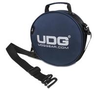 UDG Ultimate DIGI Headphone Bag, Dark Blue (U9950DB) | Compact headphone bag for DJs; padded compartment, accessories pocket, adjustable shoulder strap