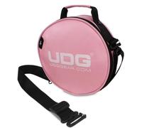 UDG Ultimate DIGI Headphone Bag, Pink (U9950PK) | Compact headphone bag for DJs; padded compartment, accessories pocket, adjustable shoulder strap