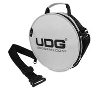 UDG Ultimate DIGI Headphone Bag, White (U9950WH) | Compact headphone bag for DJs; padded compartment, accessories pocket, adjustable shoulder strap