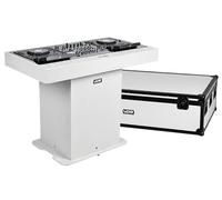 UDG Ultimate DJ Podium Workstation Flight Case Set White