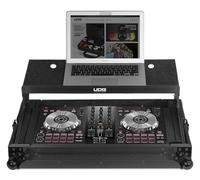 UDG Ultimate Flight Case Multi Format XL MK3 Plus, Black (U91019BL3) | Transport multi-format XL DJ setup safely to every gig; Ultimate Flightcase with laptop shelf, trolley and wheels