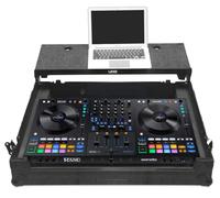 UDG Flight Case Rane Performer/Four Black Plus (Laptop Shelf + Wheels)