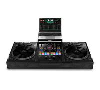UDG Ultimate Flight Case Set Black Plus for Pioneer DJ PLX-CRSS12 (with wheels and laptop-shelf)