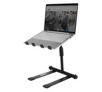 UDG Ultimate Height Adjustable Laptop Stand 360-Degree, Black (U96111BL) | Telescopic 23-35 cm height adjustment; 360-degree rotating tray; fits 19 inch laptops
