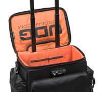 UDG Ultimate SlingBag Trolley Set Deluxe MK2, Black Orange (U9679BL/OR) | Transport 50 vinyl and trolley in one set; MK2 hidden trolley, inline wheels, combination lock