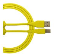 UDG Ultimate USB 2.0 A-B Straight Audio Cable 2m, Yellow (U95002YL) | Reliable USB connection for DJ interfaces and devices; gold-plated A-B cable with ferrite chokes
