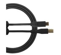 UDG Ultimate USB 2.0 C-B Straight Audio Cable 1.5m, Black (U96001BL) | Noise-free USB-C to B for DJ audio gear; gold-plated connectors; includes cable tie