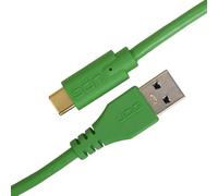 UDG Ultimate USB 3.0 C-A Straight Audio Cable 1.5m, Green (U98001GR) | Fast USB 3.0 C-A connection for DJ controllers; gold-plated connectors; includes cable tie