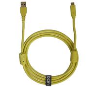 UDG Ultimate USB 3.0 C-A Straight Audio Cable 1.5m, Yellow (U98001YL) | Fast USB 3.0 C-A connection for DJ controllers; gold-plated connectors; includes cable tie