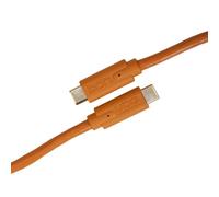 UDG Ultimate USB 3.2 C-C Straight Audio Cable 1.5m, Orange (U99001OR) | Connect modern USB-C devices without signal loss; USB 3.2 C-C; gold-plated; includes cable tie