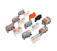 UDHBJEBQ 211 511 Din Rail Type Quick Fast Cable Wiring Connection Terminal Press Type Connector Instead Of UK2.5B Terminal Block(211-2P-T-OB,3 PCS)