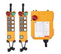 UDHBJEBQ 8 Buttons Industrial Controller F24-8S Single Speed Control Hoist Crane Control Lift Crane(2T1R,AC220V)