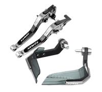 UDHKRF Handlebar HandGuards Shield for NMAX 155/125 Brake Lever Clutch Lever Set Adjustable Foldable Motorcycle Handle Levers Guard Protector
