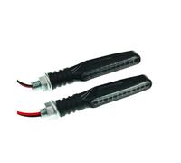 UDHKRF Turning Indicators 2PCS Motorcycle Turn Signals Light 12 LED Tail Flasher Flowing Water Blinker Bendable Flashing Lights Signal