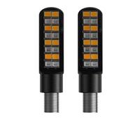 UDHKRF Turning Indicators Motorcycle Turn Signals Light M8 Universal 16LED 12V Flowing Moto Stop Indicator Signal Lights