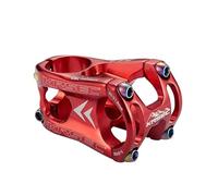 UDHSNJZG Bike Stem Bicycle Stem Power Mountain Bike Bridge Handlebar Pipe Short Cycling Table Rod Adjustable 28.6 * 31.8 * 50MM Riser(Red)