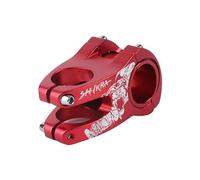 UDHSNJZG Bike Stem Mtb Power Stem Road Mountain Bike Table Short Bicycle Bridge 50mm Riser 31.8 35 Handlebar Pipe Adjustable Rod(SHIKAR 50 Red)