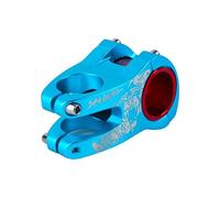 UDHSNJZG Bike Stem Mtb Power Stem Road Mountain Bike Table Short Bicycle Bridge 50mm Riser 31.8 35 Handlebar Pipe Adjustable Rod(SHIKAR 50 Blue)