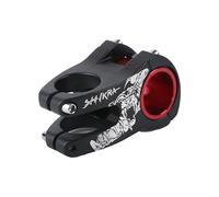 UDHSNJZG Bike Stem Mtb Power Stem Road Mountain Bike Table Short Bicycle Bridge 50mm Riser 31.8 35 Handlebar Pipe Adjustable Rod(SHIKAR 50 Black)