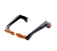 UDHSNJZG Brake Lever Guard 3D Engraving Universal 7/8" Handlebar Protectors for Motorcycle Scooter Mountain Bikes Brake Lever Guard CNC Aluminium Motorcycle Brake Lever Protector(Orange)