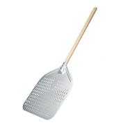 UDHSNJZG Pizza Paddle 14/13/12 Inch Pizza Peel Wood Handle Anodized Pizzas Shovel Retangular Paddle(12 inch and Brush)