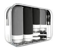 Udihch 16 Pack 3.4oz Portable Travel Bottles, TSA Approved Leak-Proof Silicone Toiletry Containers, Refillable Squeezable for Shampoo, Conditioner, Cologne, Perfume & Lotion - On-the-Go Essentials