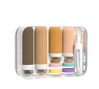 Udihch 16 Pack 3.4oz Portable Travel Bottles, TSA Approved Leak-Proof Silicone Toiletry Containers, Refillable Squeezable for Shampoo, Conditioner, Cologne, Perfume & Lotion - On-the-Go Essentials