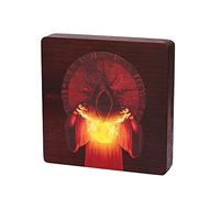 UDIXI 2 in 1 DND Dice Tray, Bamboo Dice Box with Magnetic Lid & D&D Dice Holder Case, Dice Tray Combined into One for RPG, Tabletop Games | Holds 6 Sets of Polyhedral Dice（Wizard）