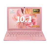 UDKED 10.1 Mini Portable Laptop Celeron N4020 CPU RAM 8GB DDR4 Lightweight Computer Notebook PC for Kids Student Camera Full Size Keyboard,Mini HDMI,2X USB3.0 (Rose Gold, 8G+512G SSD)