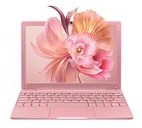 UDKED Small Mini Laptop, 10.1 inch (0.79 kg),Ultra Thin and Lightweight Notebook Laptops,Celeron N4020, 8GB DDR4,TF Card,Type-C,Perfect for Kids and Adults Computer(Rose Gold, 8G+960G SSD)