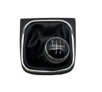 UDMeooVVs Leather Covered Gear Shift Knob with Boot Compatible with Mk5 Mk6 2005 2006 2007 2008 2009 2010 2011 2012 2013 2014(Color Name: 5 Speed)