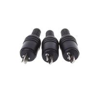 UDNUYFGZ 4 Pack 2 Pin DIN Male Hi-Fi Speaker Cable Plugs, with Screw Connections and Strain Relief Speaker Connector, Ideal for Audio Systems, Amplifiers, and Home Theater Setup