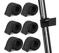 UDNUYFGZ Heavy Duty Velcro Cable Ties 6-Pack | 3x25cm Anti-Slip Nylon Velcro Straps for Fishing Rods, Gear Fixing, Cables & Tool Organisation | Reusable Adjustable Hook & Loop Fasteners