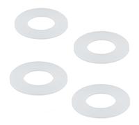 UDNUYFGZ Ideal Standard Flush Valve Seal & Siamp Diaphragm Washer 4-Pack | 63x33x3mm Silicone Drain Valve Gaskets for Toilet Cistern Repair | Universal Fit Water Stop Seals