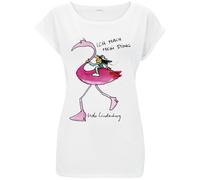 Udo Lindenberg Flamingo Shirt Women T-shirt white M