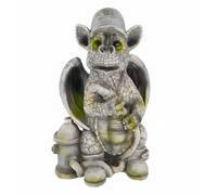 Udo Schmidt Dragon Child Fireman Gargoyle Figure Garden Ornament