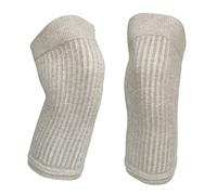 UDOARTS Lyocell Silk Tencel Knee Warmers Elastic leg/knee Sleeves For Women And Men (1 Pair) (Grey)