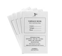 UDPARSCO - Golf Yardage Book (4 Pack) UDPAR Golf Yardage Book (4-Pack) PGA Blank Templates Rite in the Rain All Weather Golf Notebook USGA Conforming