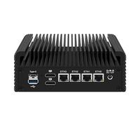 UDPTCP Fanless Mini PC N95 with 4x2.5G LANs,DDR5,M.2 NVMe3.0x4,4K Triple display/Type-C/2HD2.0,Micro Router Appliance Support Home Office OPNsense AES-NI,TF Card Slot,USB3.2 Gen1 5Gbps,NO RAM NO SSD