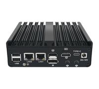 UDPTCP Firewall Mini PC Quad Core N150,DDR5 1*M NvME,5G/4G SIM Slot,Dual LAN Fanless Computer Hardware,Micro Router Appliance,AES-NI,OPNsense,TypeA Port,2HD DP Triple Display,NO RAM NO SSD
