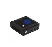 UDPTCP Mini PC, Ryzen 7 2700U, 2 x DDR4 Mini Computers (4C/8T, up to 3.8GHz), 4K Dual Display Colorful Computer Lights, WiFi5, BT4.2, USB3.0, 1000M LAN, Home Office, 8G/256G