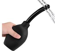 Udream 10oz Silicone Enema Bulb Kit for Men Women Comfortable Coffee Enema Kit for Constipation Anal Douche Nozzle 4.8' Tips (Comfortable Tip)