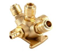 UDSKNV[KSL /2 Inch Wall Socket Compressed Air Distributor 5 Compressed Air Couplings 4 X 1/2 Inch Coupling Sockets 1 X 1/2 Inch Plug Nipple
