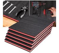 UDSKNV[KSL 5 Pcs Tool Box Foam 16x12x1 Inch Cuttable Polyethylene Storage Sheets for Tool Shadow Storage in Cabinet Drawer