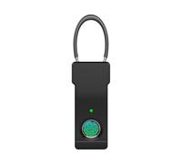 UDSKNV[KSL Bluetooth Enabled Tuya Fingerprint Padlock Combination Code Lock Mini Design Anti-Theft Suitcase Luggage Security Key B
