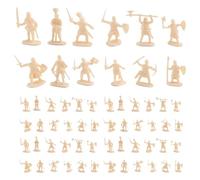 UDSKNV[KSL MVOSJFIE 1:72 200/Set Plastic Ancient Figures Toy Soldiers Men Swordsman Action Figure DIY War Scene Toys Yellow