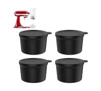 UDXZAIJQ Ice Molds Replacement Ice Shaver Cups, Compatible For KitchenAid Shaved Ice Attachment， 4pcs Dropship