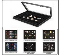 Ü-Egg Figures Display Case Black 24X 65X58X43Mm Safe 5676 400X300X55 Mm