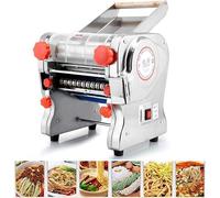 UE-MAOLU 550W 220V Pasta Machine, Stainless Steel Electric Noodle Making Machine Pasta Roller Dough Roller Noodle Width 3Mm/5Mm Manual Pasta Machines